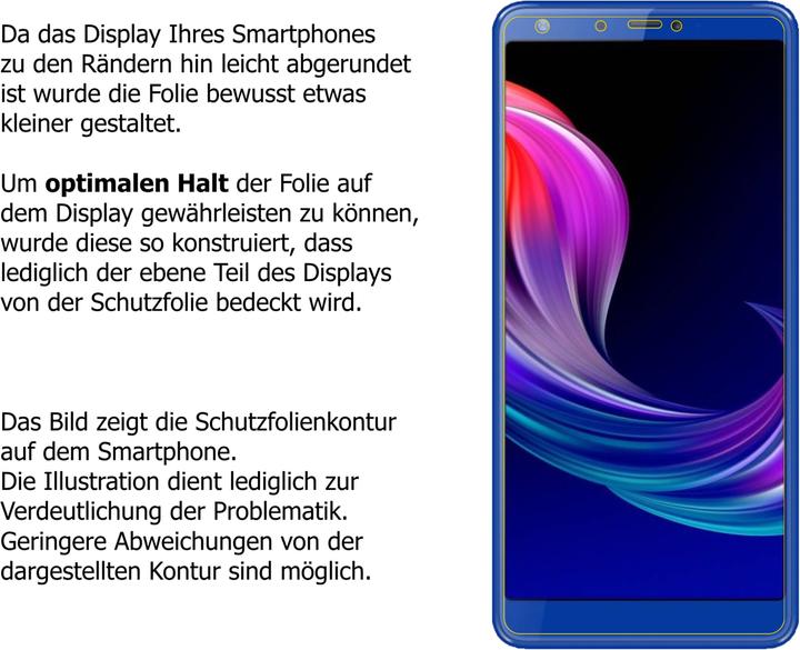 Actual product image Dipos Screen Protector Anti-Shock (2 Piece, Panasonic Eluga Ray 600)