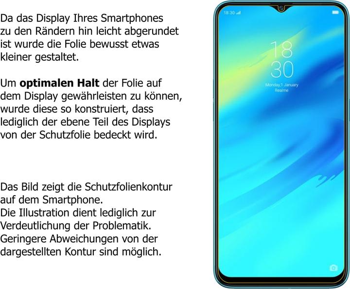 Actual product image Dipos Screen Protector Anti-Shock (1 Piece, Realm 2 Pro)