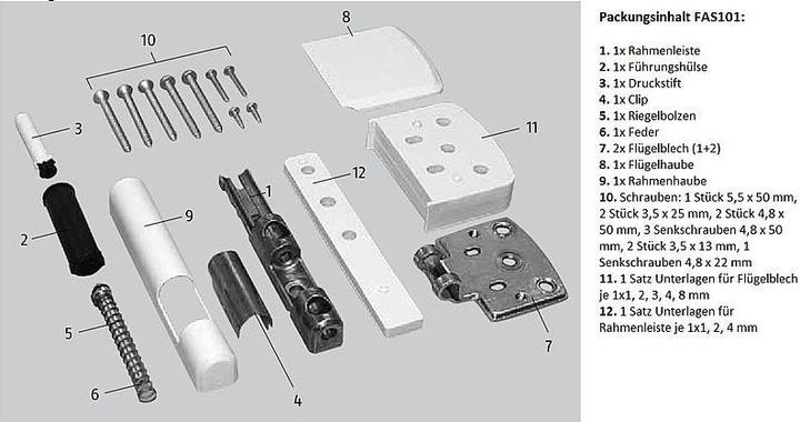 Actual product image Abus FAS 101