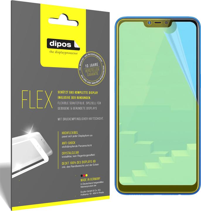 Immagine prodotto Dipos Pellicola Protettiva Full-Cover 3D (3 Pezzo/i, Realme C1)