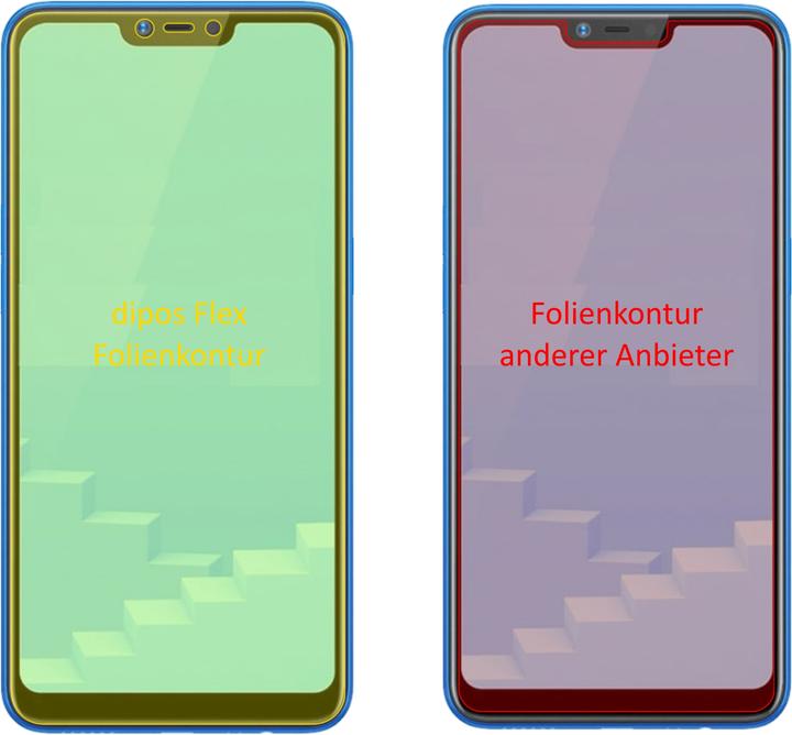 Immagine prodotto Dipos Pellicola Protettiva Full-Cover 3D (3 Pezzo/i, Realme C1)
