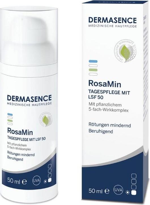 Actual product image Dermasence RosaMin Day Care SPF 50, 50 ml Cream (50 ml, Day cream, SPF 50)