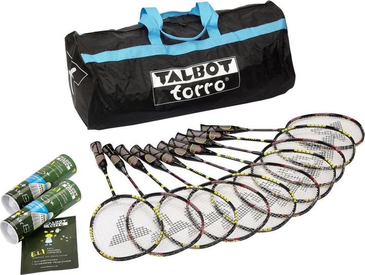 Actual product image Talbot Torro Badminton racket ELI Mini the introduction to the badminton learning concept, robust