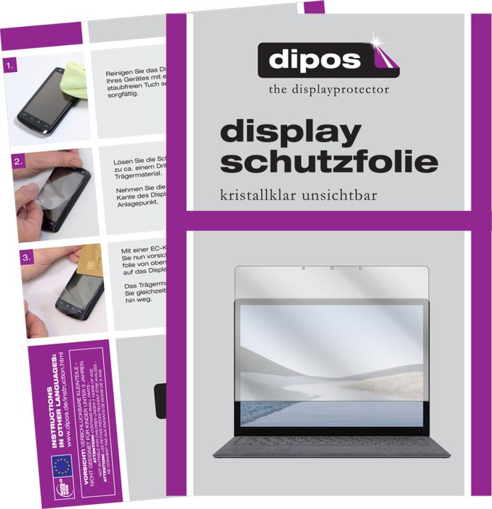 Produktbild Dipos Displayschutzfolie Crystalclear (15", 3 : 2)