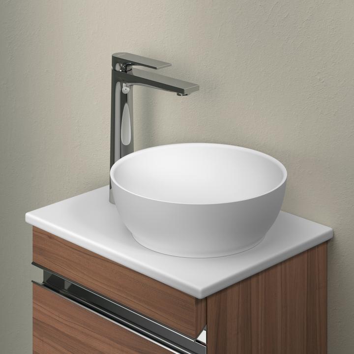 Actual product image Duravit Sivida countertop washbasin, round, 300x300mm, without tap hole, without overflow (300 mm, 300 mm)