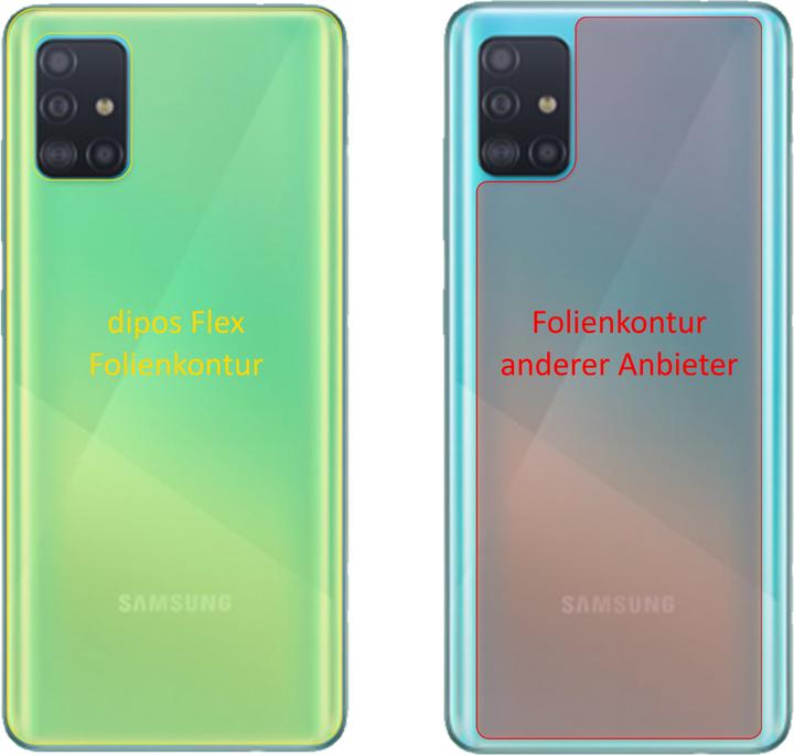 Image du produit Dipos Film de Protection d’écran Full-Cover 3D (2 pièce(s), Samsung Galaxy A71)