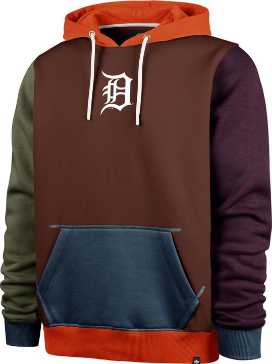 47 Brand Color Fleece Hoody - BLOCK Detroit Tigers - M (M)