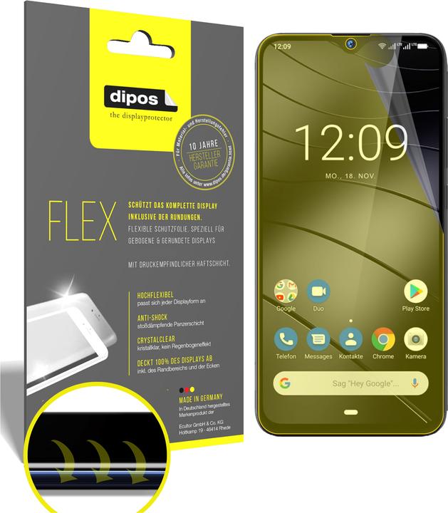Produktbild Dipos Displayschutzfolie Full-Cover 3D (3 Stück, Gigaset GS290)