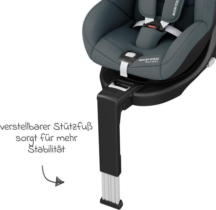 Actual product image Maxi-Cosi Mc Mica 360 S Tonal Graphite (Reboarder, ECE R129/i-Size Standard)