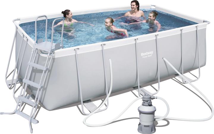 Produktbild Bestway Power Steel Frame Pool-Set (412 x 201 x 122 cm)