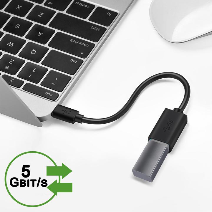 Actual product image Belkin USB 3.0 (0.14 m, USB 3.0, 18 W)