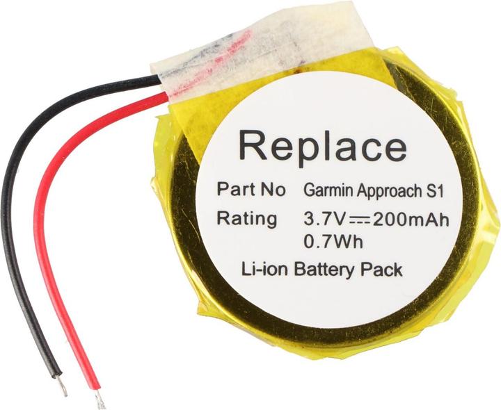 Actual product image Garmin Approach S1 GPS Golf Watch Li-ion Battery 361-00047-00 Approach S3