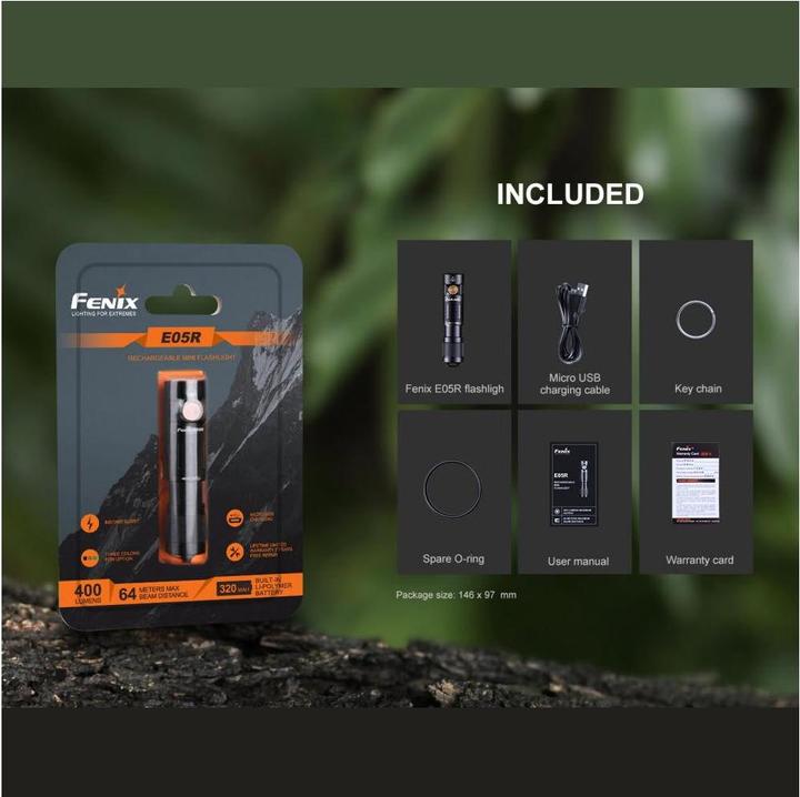 Produktbild Fenix E05R (6.80 cm, 400 lm)
