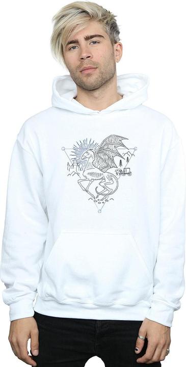 Immagine prodotto Thestral Line Art Felpa con Cappuccio Uomo (L)