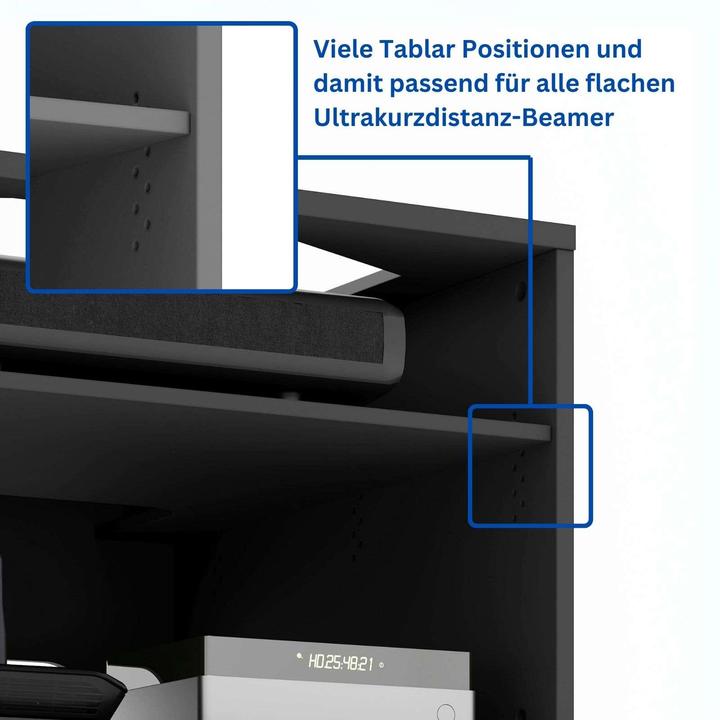 Actual product image Tusto Ultra-short distance projector furniture (66 x 66 x 25 cm)