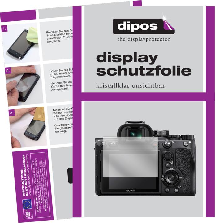Produktbild Dipos Displayschutzfolie Crystalclear (Displayschutz, A7R IV)