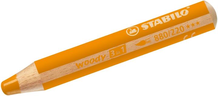 Image du produit STABILO woody 3 en 1 crayon de couleur (Orange, 1 x)