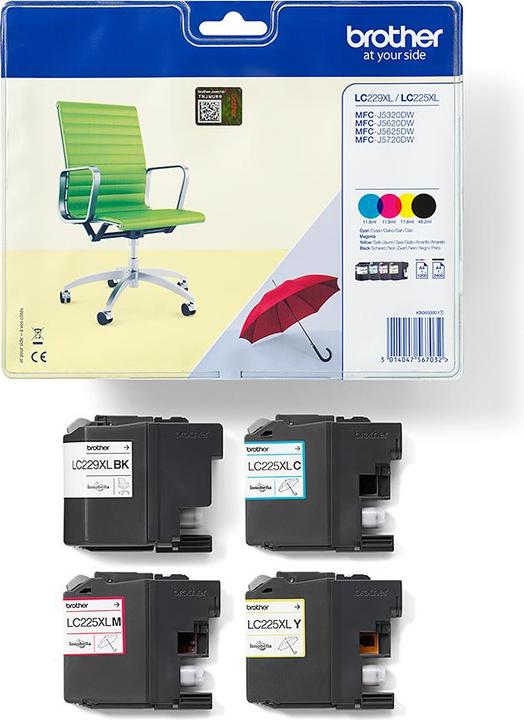 Produktbild Brother LC-229XLVALBP Multipack (M, C, BK, Y)