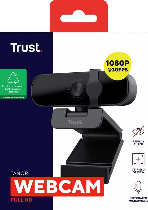 Productafbeelding Trust Tanor Webcam (2.07 Mpx)