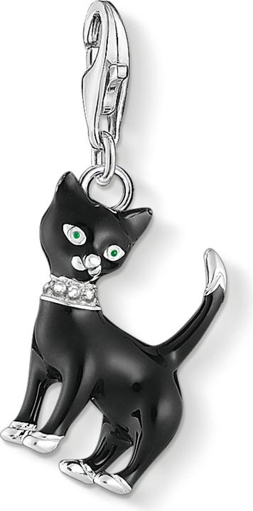 Immagine prodotto Thomas Sabo Ciondolo a forma di gatto nero (Argento 925)
