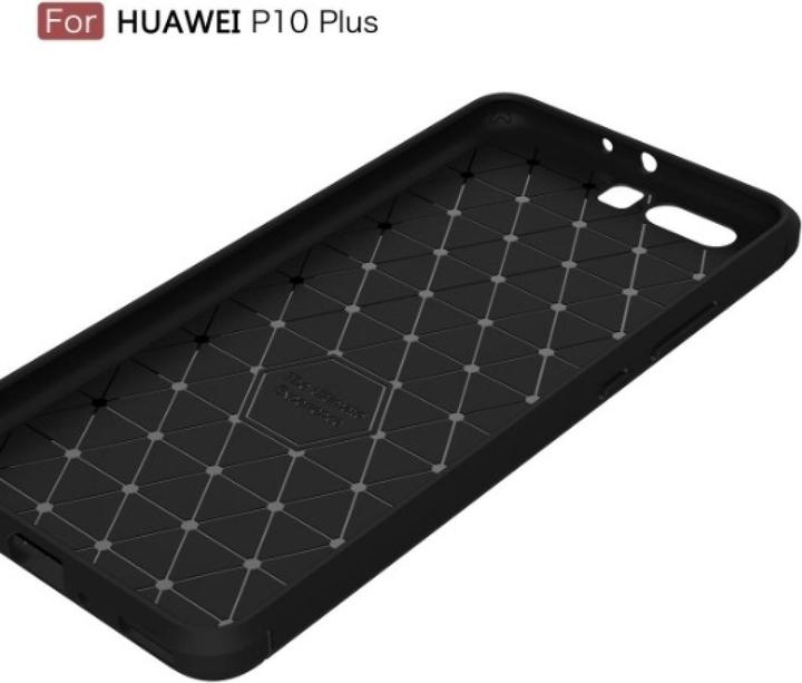 Actual product image Screenguard Huawei P10 Plus Cover Carbon Brushed Soft TPU (Huawei P10 Plus)