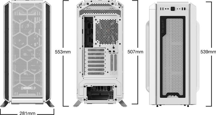 Actual product image be quiet! Silent Base 802 Window (ATX, mATX, Mini-ITX, E-ATX)
