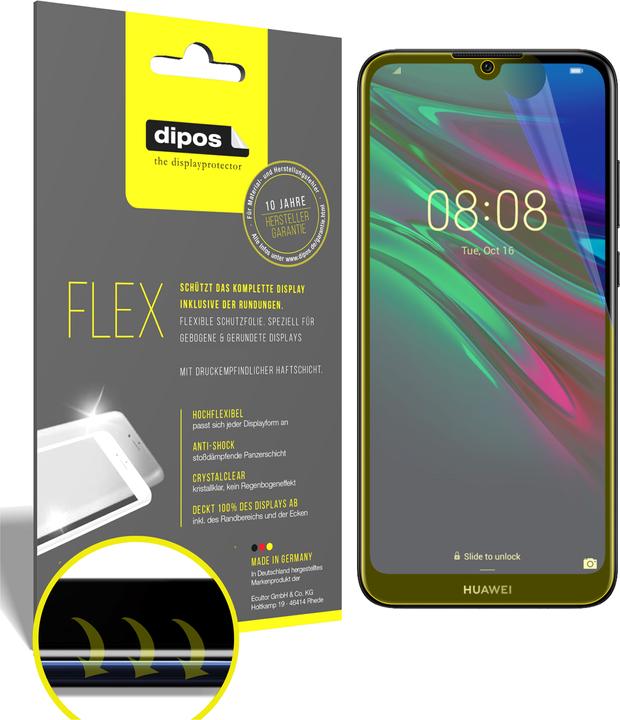 Produktbild Dipos Displayschutzfolie Full-Cover 3D (2 Stück, Huawei Y6s)
