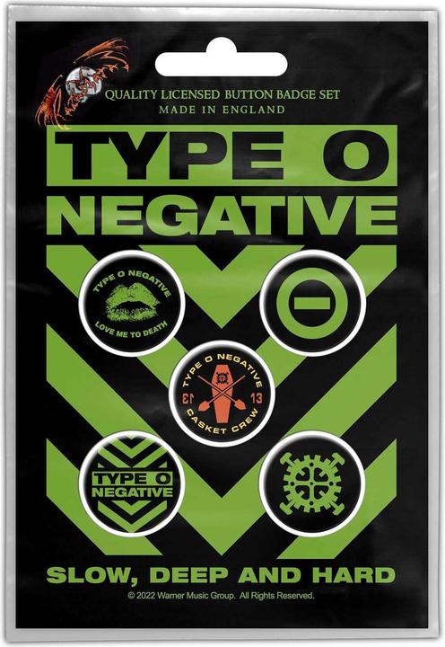 Actual product image Universal Textiles Slow Deep & Hard Badge Set (Pack of 5)