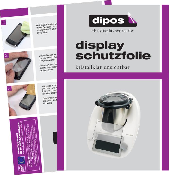 Actual product image Dipos Screen Protector Crystalclear (2 Piece, Thermomix TM6)
