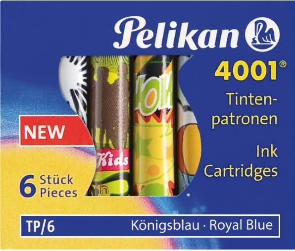 Pelikan 4001 Tp/6 (cartouches d'encre, Bleu)