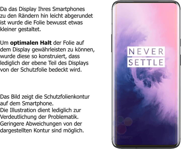 Actual product image Dipos Screen Protector Anti-Shock (2 Piece, OnePlus 7 Pro 5G)