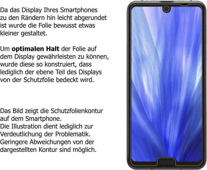 Produktbild Dipos Displayschutz Anti-Shock (2 Stück, Sharp Aquos R3)