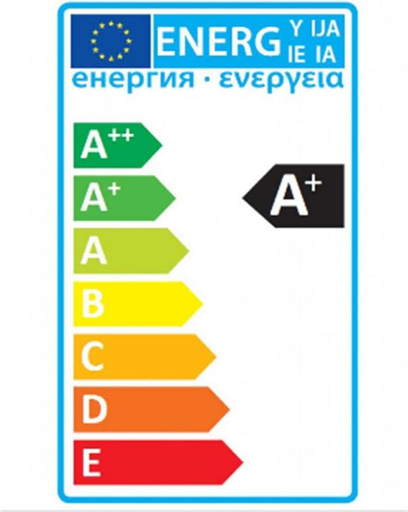 Etichetta energetica Philips Lampada LED G200 6.5W (25W) WW D (E27, 6.50 W, 270 lm, 1 x, A)
