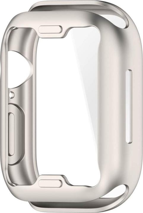 Produktbild Cover-Discount Apple Watch 10 - 46mm - Gummi Schutz Case Metall-Look