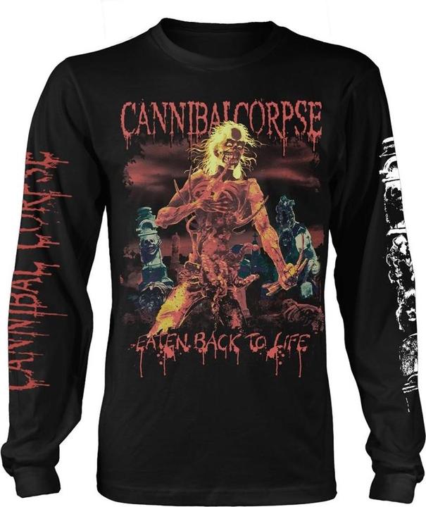 Actual product image Cannibal Corpse Unisex Adult Eaten Back To Life Long-Sleeved T-Shirt (S)