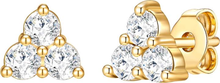 Lulu & Jane Damen Metall-Legierung verziert mit Kristallen von Swarovski® gelbgold - 29381 (Metall-Legierung)