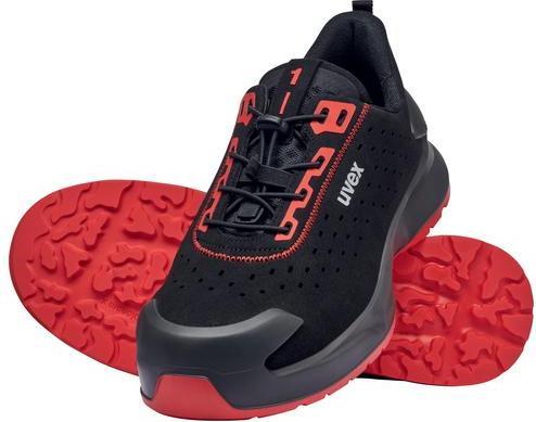 Produktbild Uvex Sports uvex 1 x-craft Halbschuhe S1 PL 68022 schwarz Weite 11 Grösse 48 (S1P, 48)