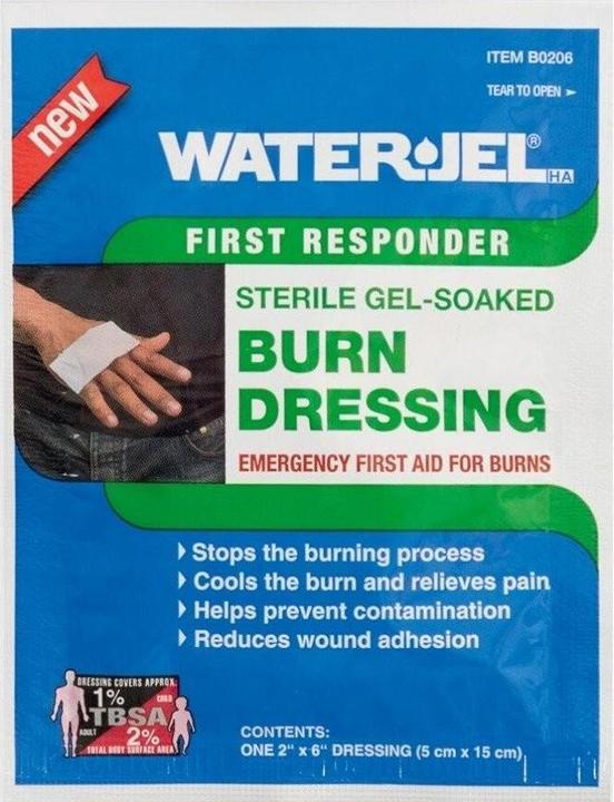 WaterJel HA First Responder Kompresse 5x15cm