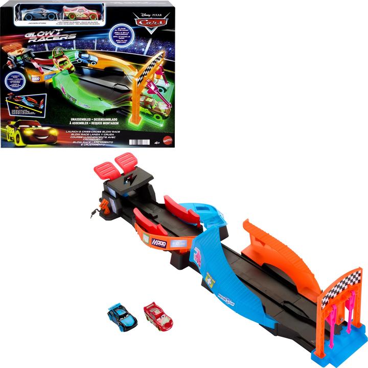 Produktbild Mattel Disney Pixar Cars GITD TRACK SET