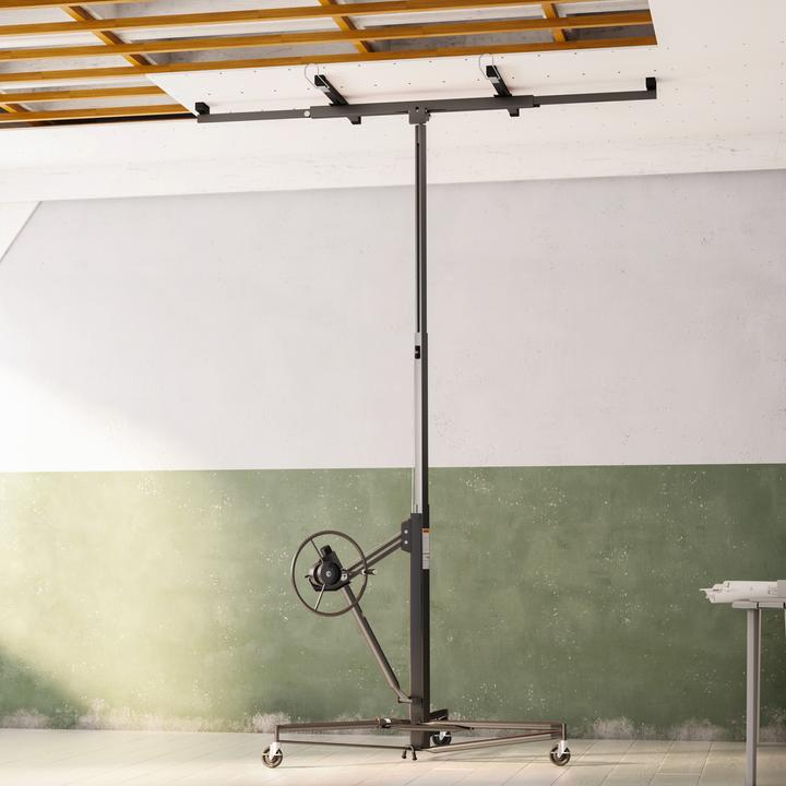 Produktbild Wiltec SET: Plattenheber Paneelheber Montagehilfe XL + Verlängerung 140 cm max. 68 kg