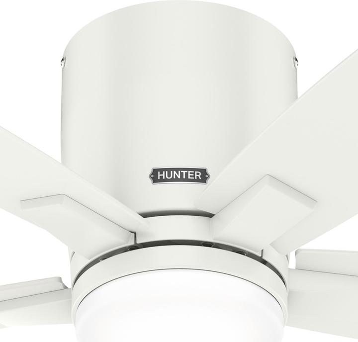 Produktbild Hunter Fans Deckenventilator Valencia Weiss mit LED & Fernbedienung (42 dB)