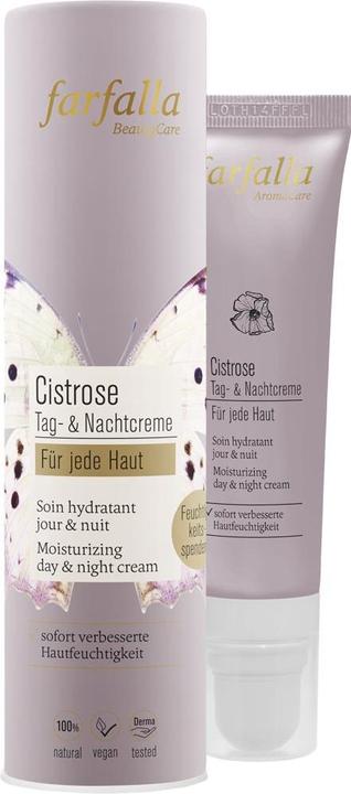 Farfalla CISTROSE Tag und Nachtcreme | Feuchtigkeitsspendende Creme (30 ml, Tagescreme)