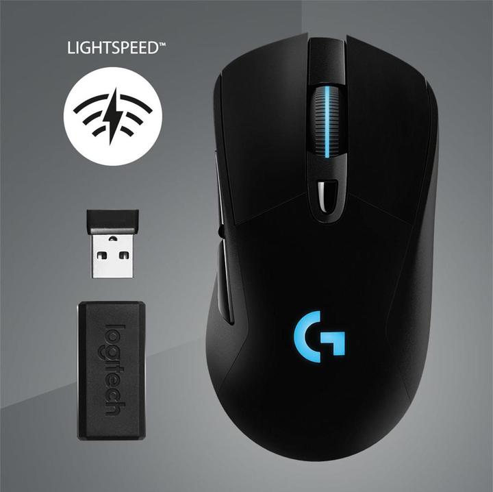 Immagine prodotto Logitech G G703 Velocità della luce (Senza fili, Cablato)