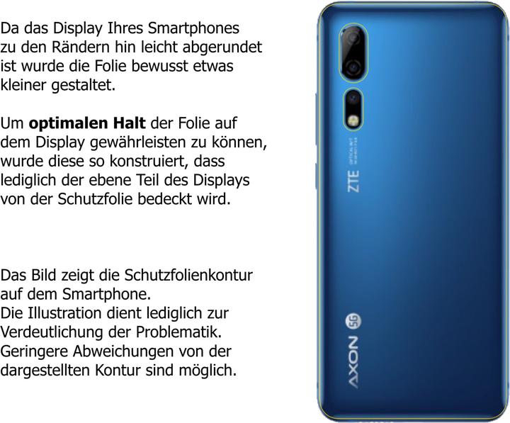Produktbild Dipos Displayschutzfolie Crystalclear (5 Stück, ZTE Axon 10 Pro)