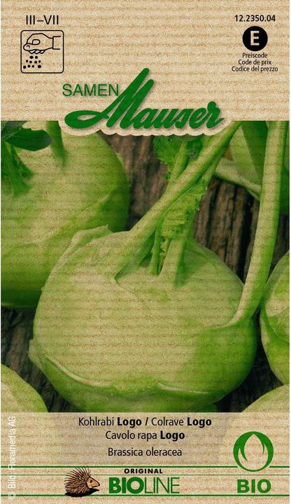 Samen Mauser Bud Organic Kohlrabi Logo (Vegetable seeds)