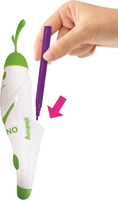 Produktbild Lexibook Aerograph, the magical electronic air spray marker incl. stencils and 12 watercolor pens (Grün-Weiss, 12 x)