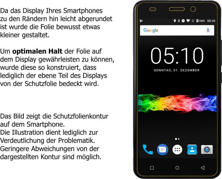 Actual product image Dipos Screen Protector Anti-Glare (1 Piece, Swisstone SD 510)