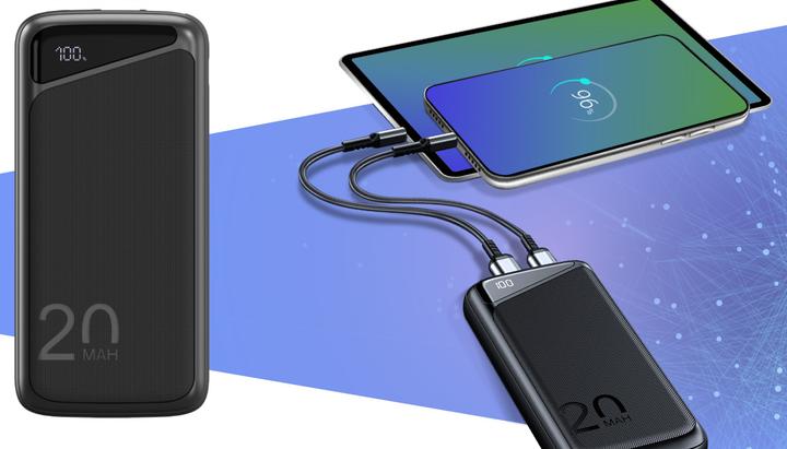 Actual product image Navitel PWR20 MX Black (20000 mAh, 22.50 W, 74 Wh)