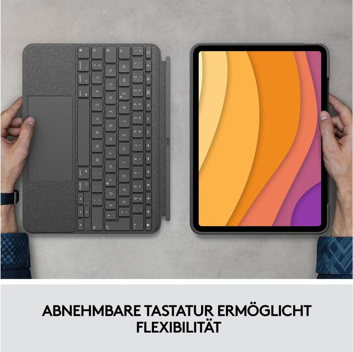 Image du produit Logitech Combo Touch (CH, iPad Air 2020 (4. Gen), iPad Air 2022 (5e génération))