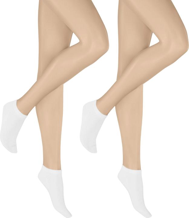 Actual product image Hudson Only Cotton (3 x 2 pairs) Sneaker Socks, Colour 008 white, Size 39-42 (Single pack, 39 - 42)